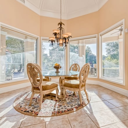 Family game room with pool table