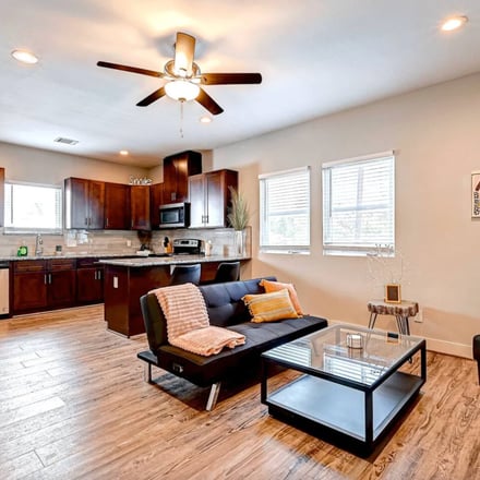 Fully equipped modern kitchen